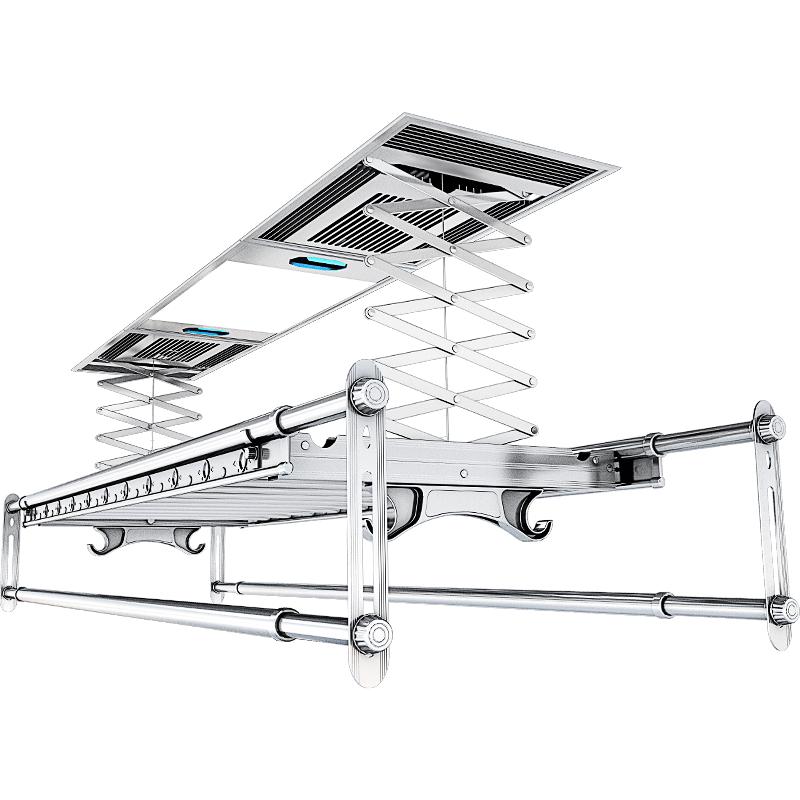 天邦嵌入式阳台集成吊顶智能自动升降电动晾衣架