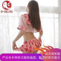 情趣内衣学生制服骚三点式夜火激情用品套装挑逗透视水手