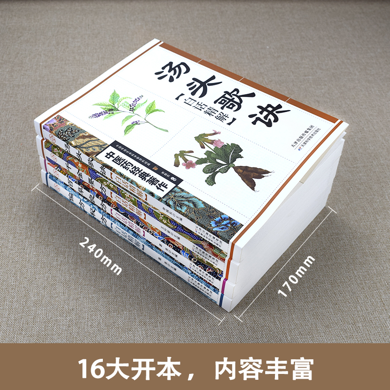 [醉染正版]中医药经典之作全4册正版 百草良方汤头歌诀偏方秘方千金中医药学著作中医入门学习阅读书籍中医养生基础理论中医入高清大图