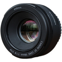 Canon佳能EF 50mm F1.8 STM 标准定焦镜头 佳能卡口 滤镜49mm 佳能50 1.8 STM 海外版