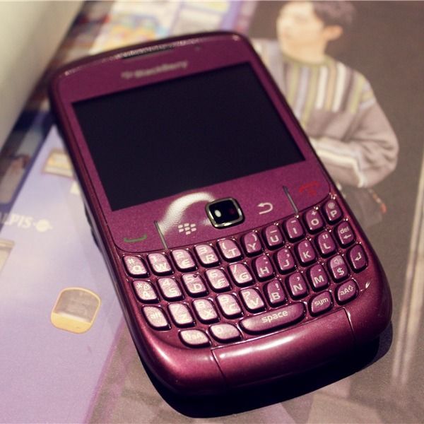 黑莓8520全键盘学生手机戒网瘾手机移动联通备用手机小可爱手机