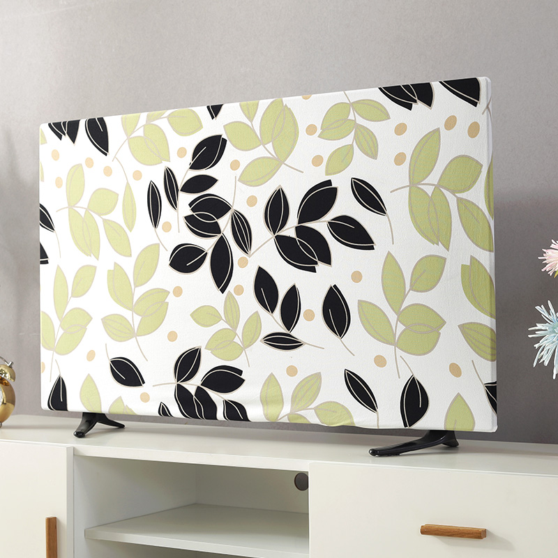 家柏饰(CORATED)防尘罩盖巾43寸55寸50寸65寸家用挂式液晶电视套盖布 百花争艳 60英寸高清大图