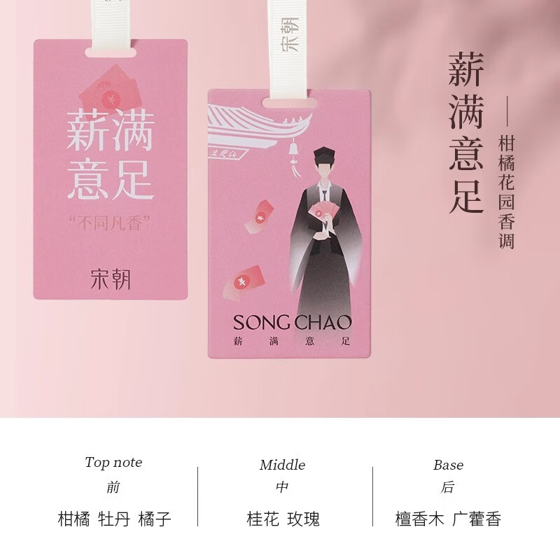 宋朝312-SC不同凡香车载香片单片系列-2不同凡香趣味香卡[薪满意足]高清大图