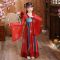 汉服女童中国古风仙绣印花套装广袖齐胸襦裙唐制演出服夏季
