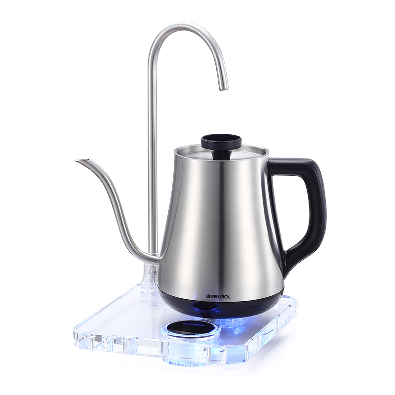 佰宝(Babol)电水壶 DCH-802烧水壶自动上水电热水壶家用全自动泡茶煮茶壶全不锈钢壶体底盘加热办公室煮茶
