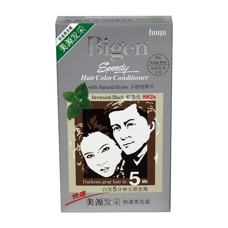 美源发采快速黑发霜-棕黑色882s 40g+40g