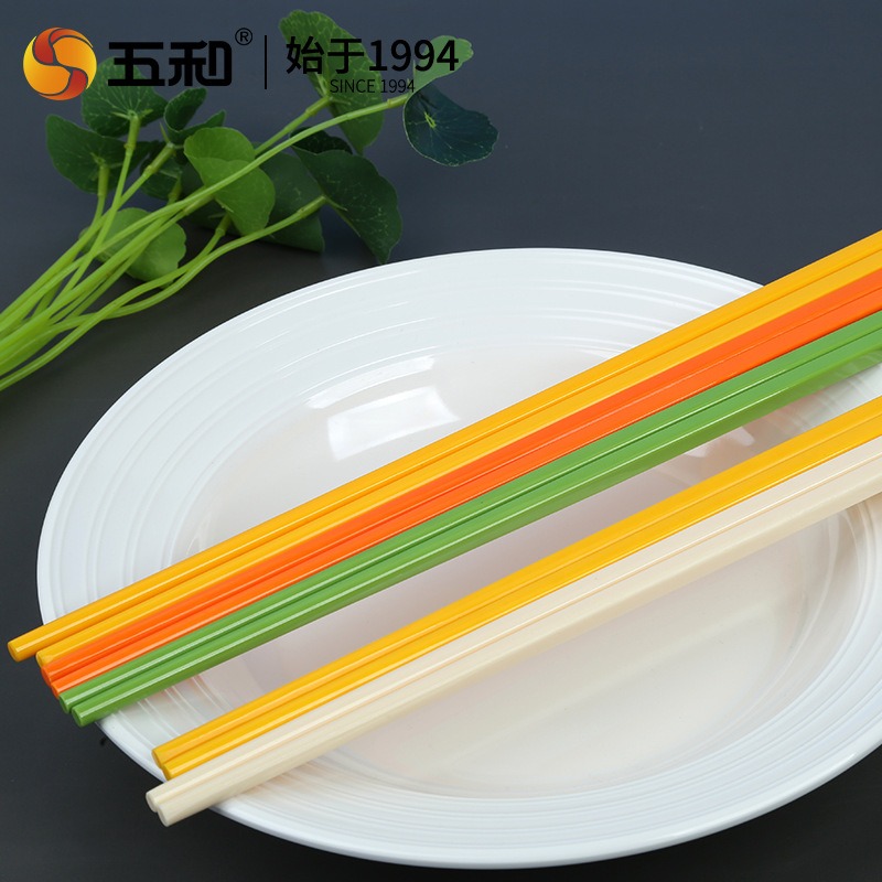五和密胺筷子家用筷五和筷子27cm821高清大图