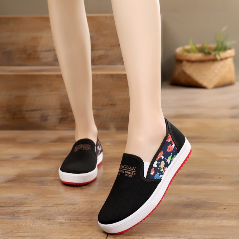 苏芈春秋季新款韩版透气帆布鞋平底女鞋低帮休闲鞋女布鞋视频