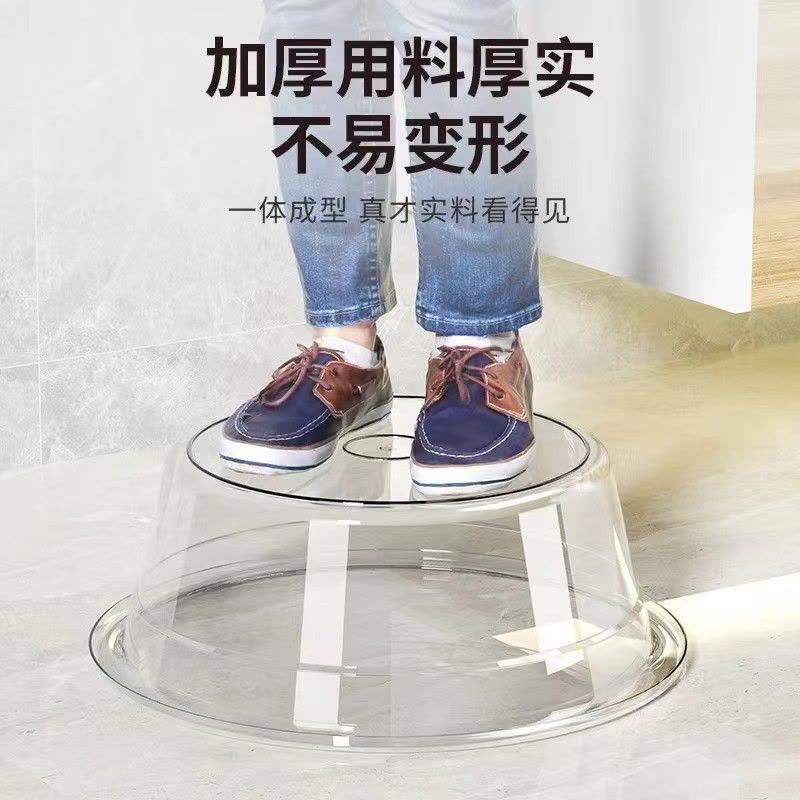 家用塑料盆加厚透明盆子大小号婴儿洗脸盆学生宿舍洗衣盆洗菜洗脚图片