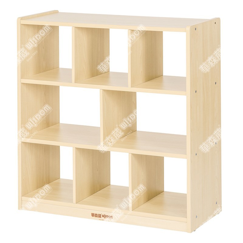 华森葳儿童家具 新哈佛8格中空柜