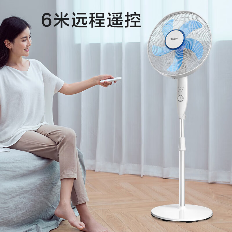 格力(GREE)电风扇家用节能落地扇客厅卧室落地风扇立式风量宿舍电扇五叶扇 FD-4035Bh5(遥控款)高清大图
