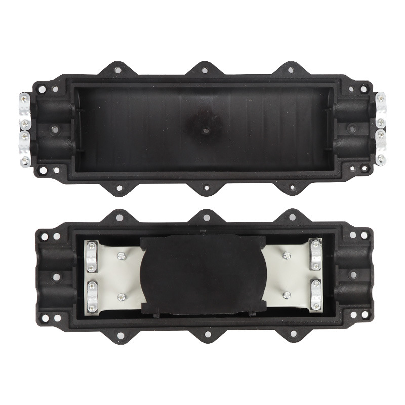 澳狒 光缆接头盒2进2出卧式光纤接续包D型熔纤熔接盒 熔接包室外架空防水地埋 光缆接续盒12芯高清大图