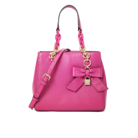 MICHAEL KORS 迈克高仕 女包 Cynthia 单肩斜跨包小号 蝴蝶结吊饰光面皮30H7GCYS5L