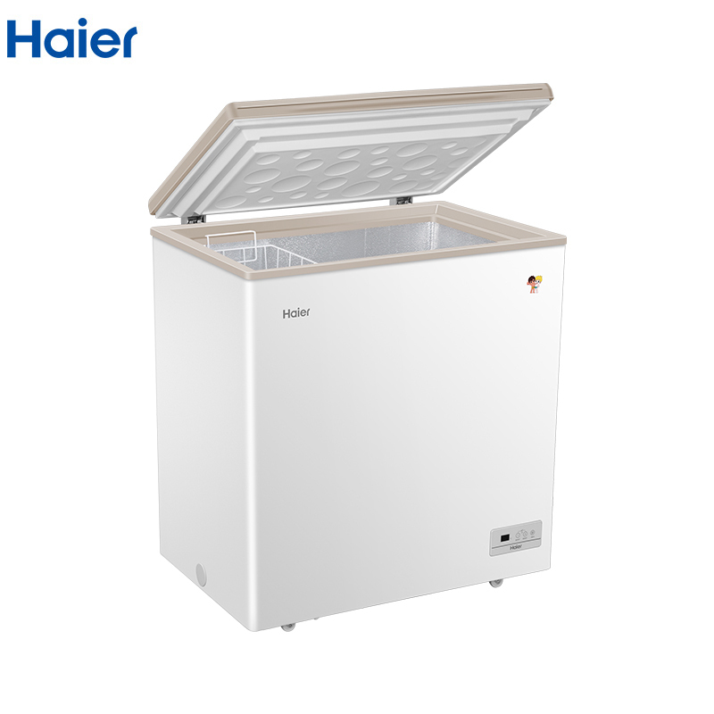 海尔(Haier)BC/BD-146HE 146升家用小冰柜 冷藏冷冻转换冷柜 节能省电小冷柜 彩晶面板 电子温控