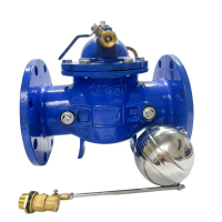 平环 法兰遥控浮球阀 100X-16Q 球墨铸铁 DN80(大体250mm长)