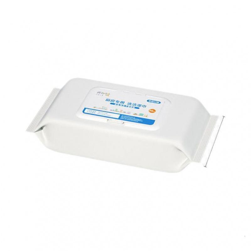 [2大包共160片] 厨房湿巾清洁大包装强力除油去油污油烟机专用湿纸巾批发高清大图