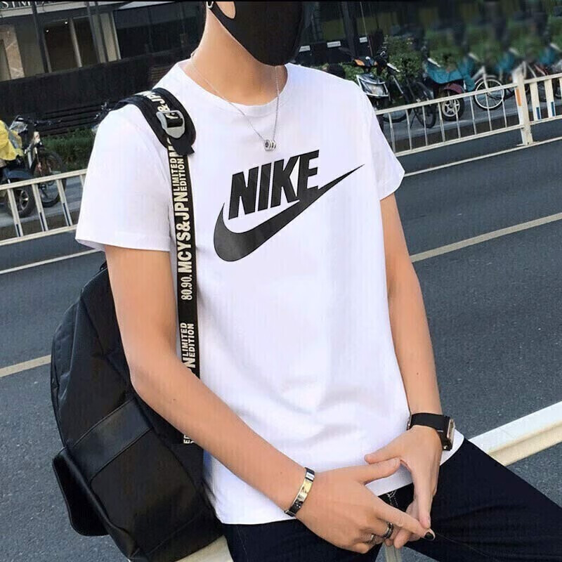 耐克(NIKE) 男装上衣夏季新款运动休闲透气跑步训练短袖T恤AR5005-101