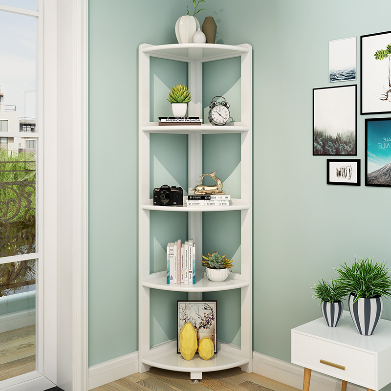 实木角柜转角柜墙角柜三角柜闪电客转角置物架落地储物柜客厅简约现代