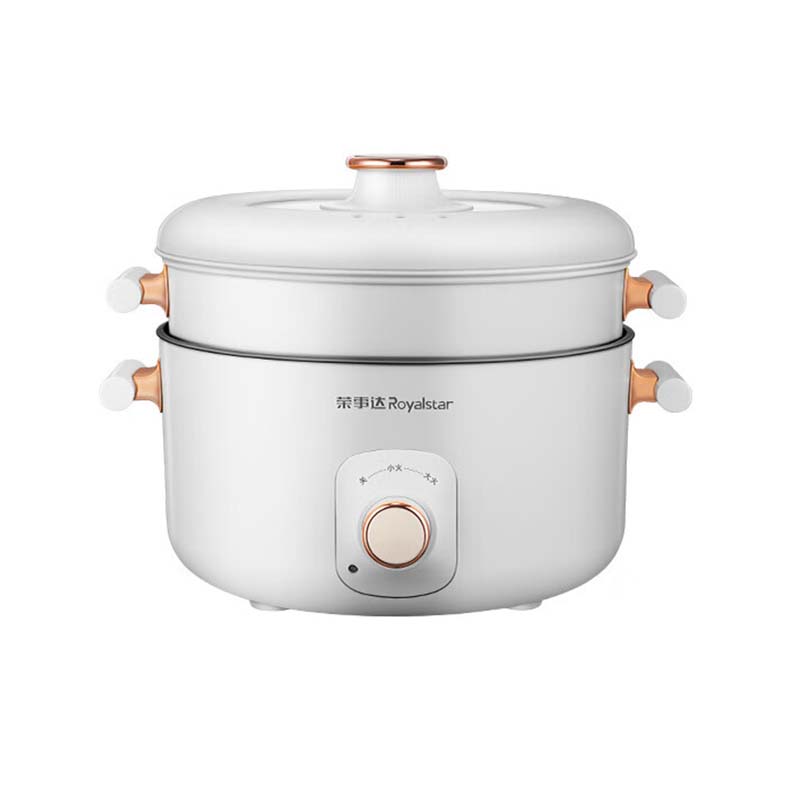 荣事达RHG05F电煮锅电火锅蒸煮一体多功能不粘锅5L 330*330*255mm