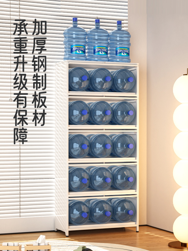 钢制书柜带玻璃门儿童书架家用客厅储物柜防尘展示柜铁艺置物架高清大图