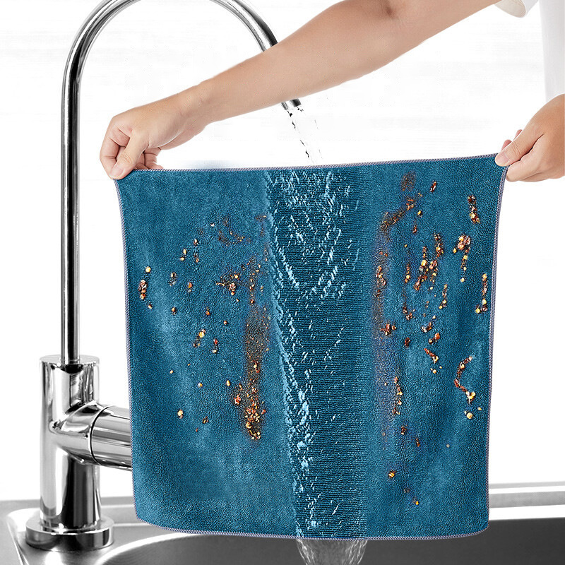 翌嘉YJ5071236复合擦车巾不留痕双面绒加厚洗车毛巾 300*600mm 5只装高清大图