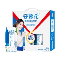 伊利 酸奶 安慕希 原味 205g*12瓶（常温酸奶）