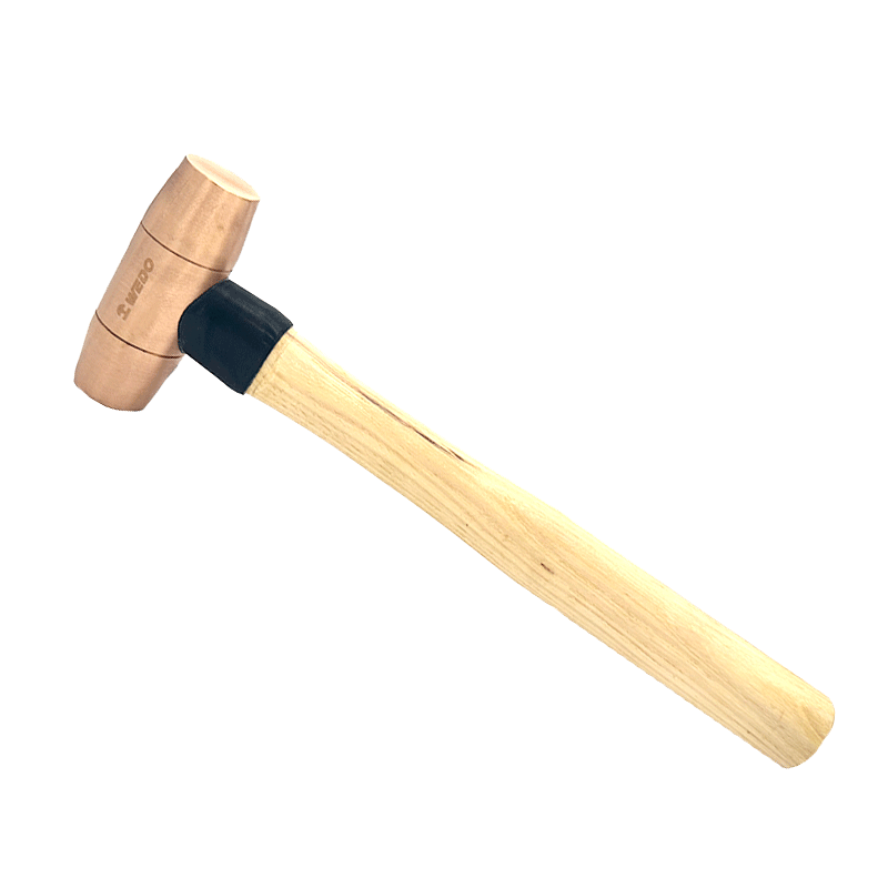 维度WEDO铜手锤铜锤紫铜锤(木柄工业级)1P CO2203B-1004 2P CO2203B-1008 /把高清大图