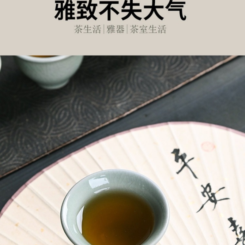 华普思功夫陶瓷开片德化家用整套茶壶礼盒茶杯10头哥窑茶具套装(含礼盒)高清大图