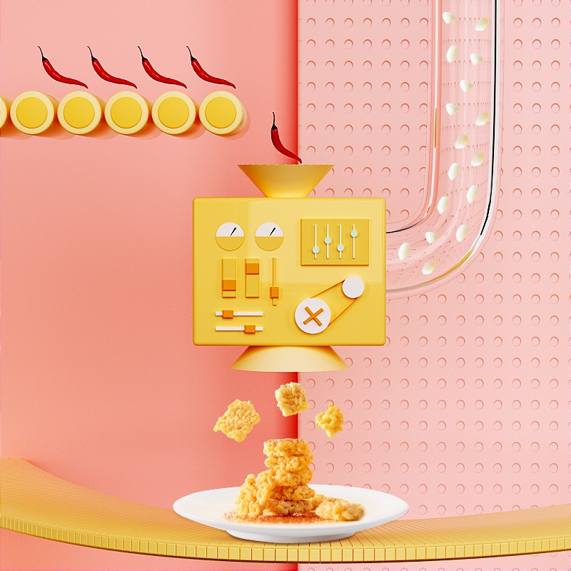 [满199减100]来伊份脆爷糯米锅巴 麻辣蟹黄咸蛋黄味零食小吃 糯米锅巴(麻辣味)98g*1袋高清大图