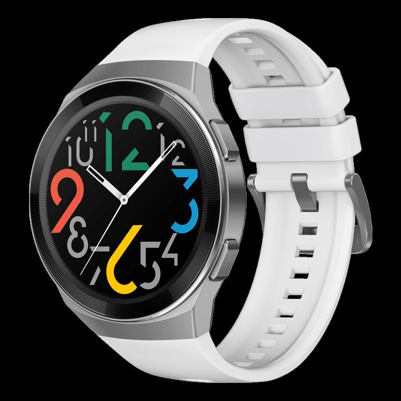 HUAWEI WATCH GT 2e 运动款(冰川白)两周续航 百种运动类型 音乐播放 多彩表盘 华为智能手表