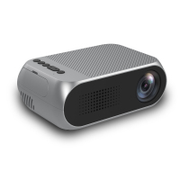 乐佳达YG320迷你微型便携投影仪家用支持高清1080p播放投影机家庭影院宿舍卧室小型投影放映机无屏电视