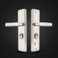 防盗门锁套装加厚把手家用通用型入户门锁木门锁整套大门锁铁门锁 单活把手(不含锁体锁芯) 左内