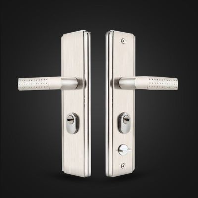 防盗门锁套装加厚把手家用通用型入户门锁木门锁整套大门锁铁门锁单活