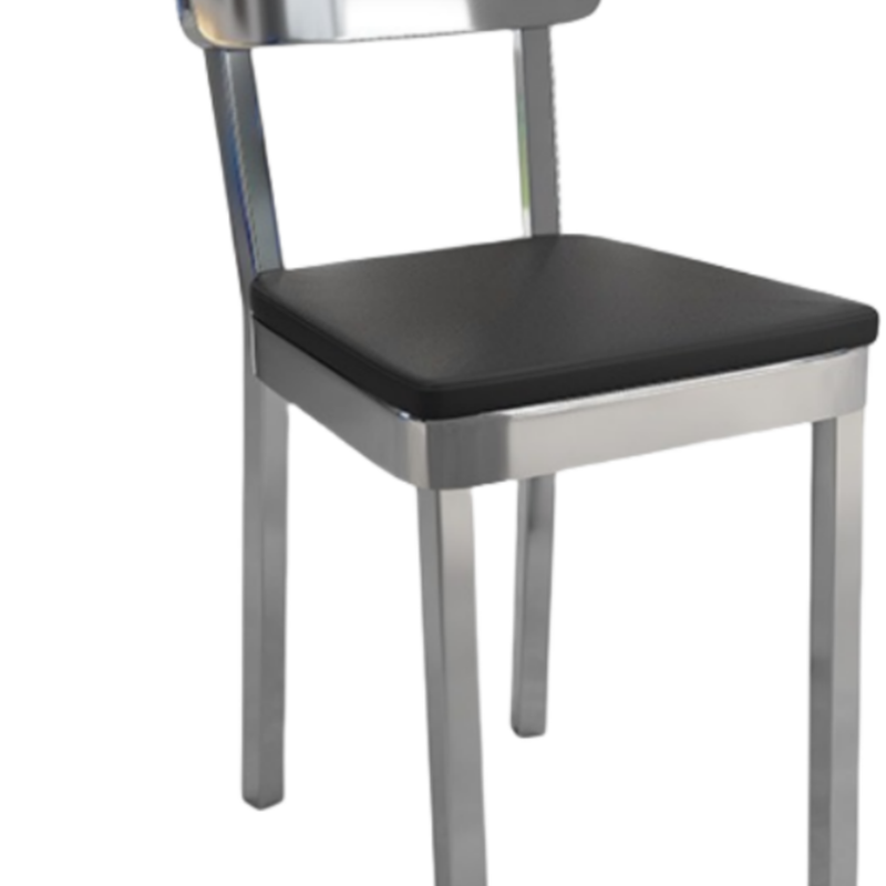 铭思达餐椅不锈钢把高清大图