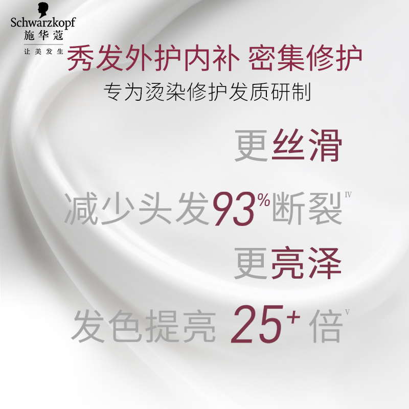 施华蔻(Schwarzkopf)羊绒脂滋润洗发露 600ml高清大图