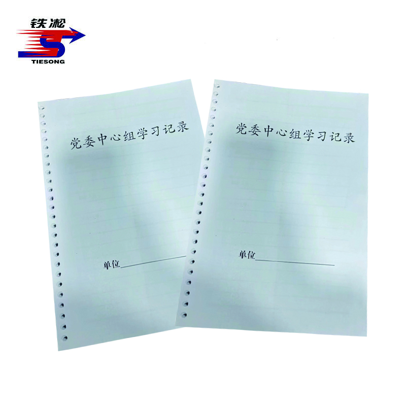 铁凇 党委中心组学习记录本芯 185*260mm 100张 打孔 本高清大图