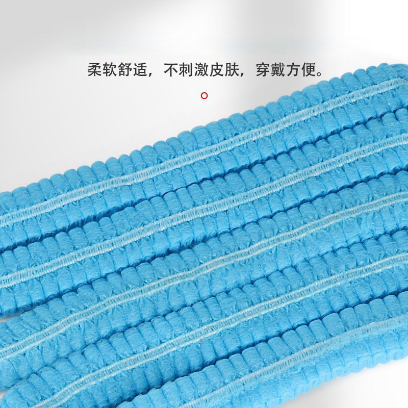 海亚森 TK-1096 21寸双筋 一次性网帽 蓝色 拉直53cm(计价单位:包)高清大图