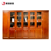 东港家具 DW-311 办公家具现代新中式书柜,办公室文件柜,油漆实木自由组合储物柜,可定制