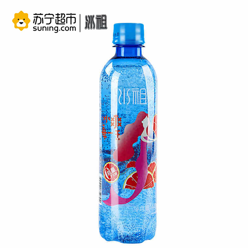 韩国进口 冰祖苏打气泡水(西柚味汽水)400ml*4瓶
