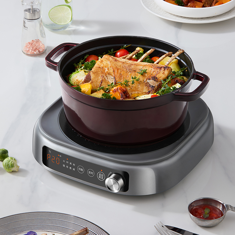 九阳电火锅HG60-GN05 6L大容量2200W速热机械控温家用多功能聚餐神器高清大图