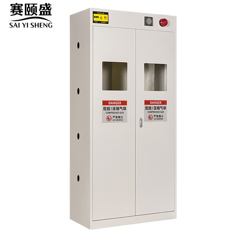 赛颐盛气瓶柜双瓶一代报警台