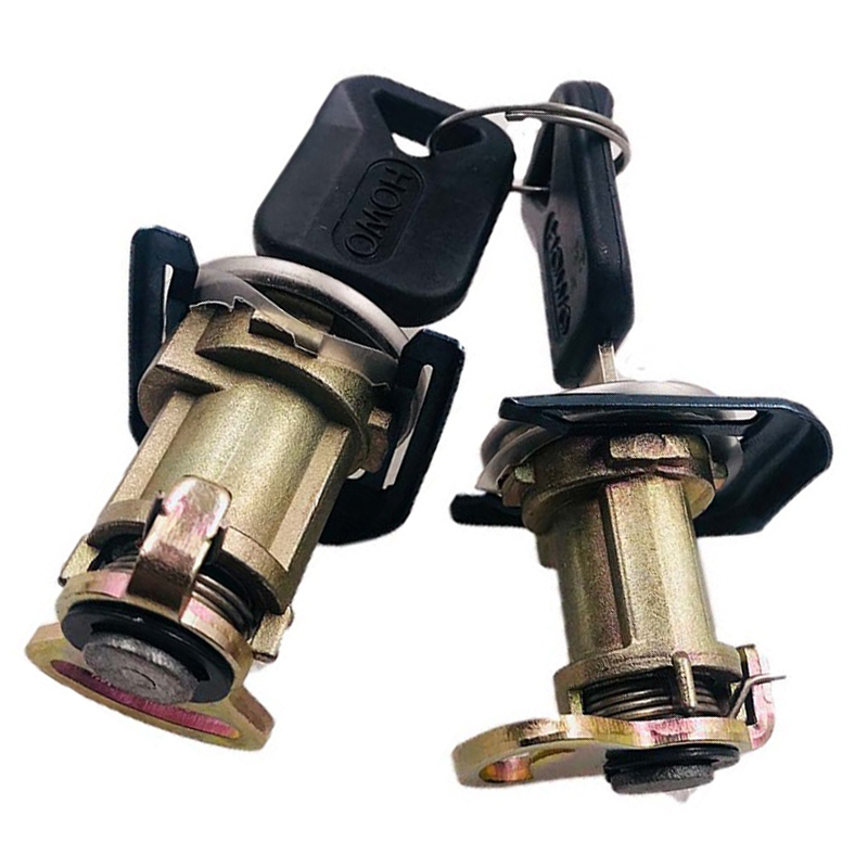 元诚 汽车重汽豪沃ZZ1167车门锁芯总成门锁芯(一对装)汽修维修配件军车器材零件配件高清大图