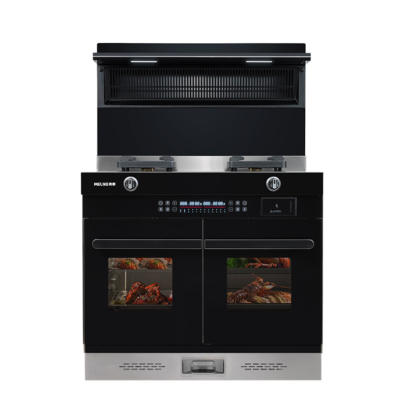 美菱meiling蒸烤独立一体变频集成灶防爆钢化玻璃家用一体灶jjztmyz62