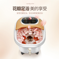 皇威 足浴盆H-6088土黄色 全自动按摩洗脚盆电动加热按摩器材熏蒸加热泡脚桶送礼家用足浴远程遥控 性价比高
