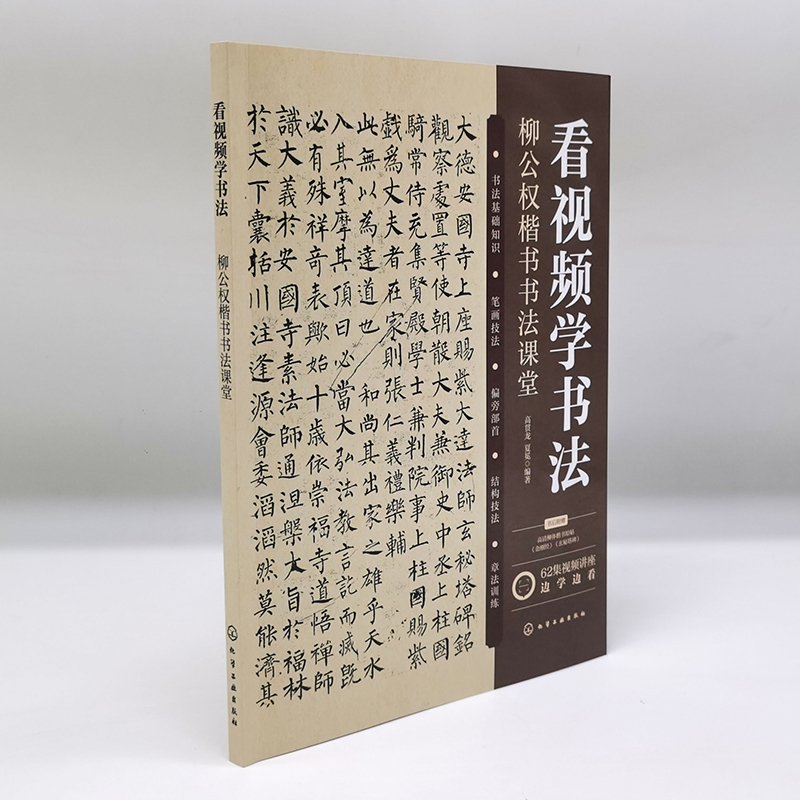 [正版]看视频学书法 柳公权楷书书法课堂 楷书柳体书法入门视频教程 书法基础知识视频详解 中国书法初级基础入门书法书写