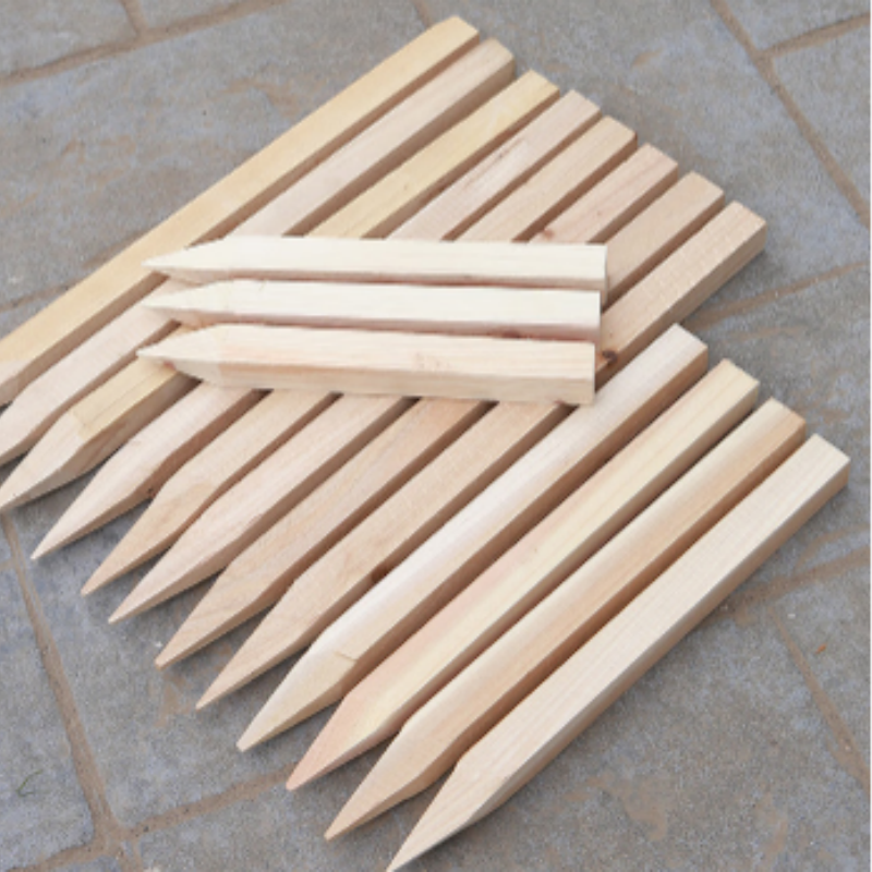 测绘木桩放线木桩测量木桩定点桩界桩木橛子3*50cm(单位:根)高清大图