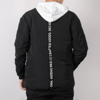 Adidas/阿迪达斯 NEO 男士装 休闲运动服夹克外套中款羽绒服DU2395 DU2396