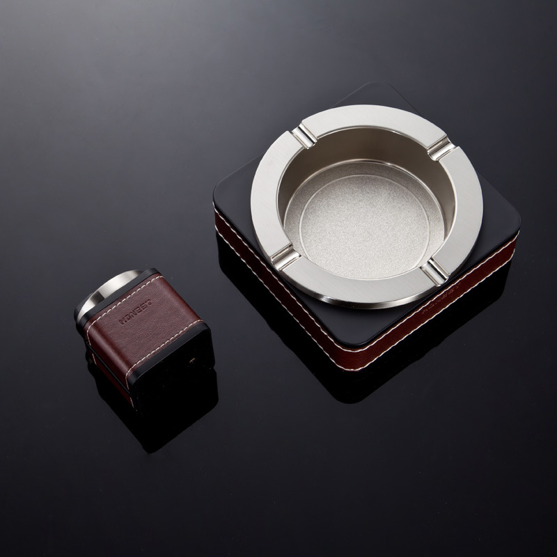 优利德(UNI-T) 百诚正品烟具大气精品金属台式打火机烟灰缸创意礼品套装金属台式800g高清大图