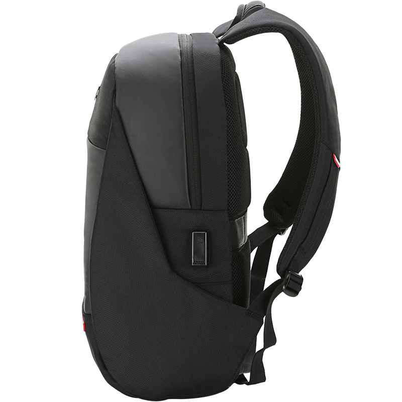 爱华仕(OIWAS) 双肩包男士商务大容量USB充电接口 背包 OCB4618 黑色高清大图