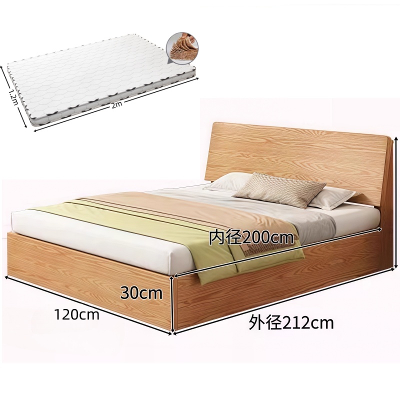 豫龙都 单人床床垫1.2m套